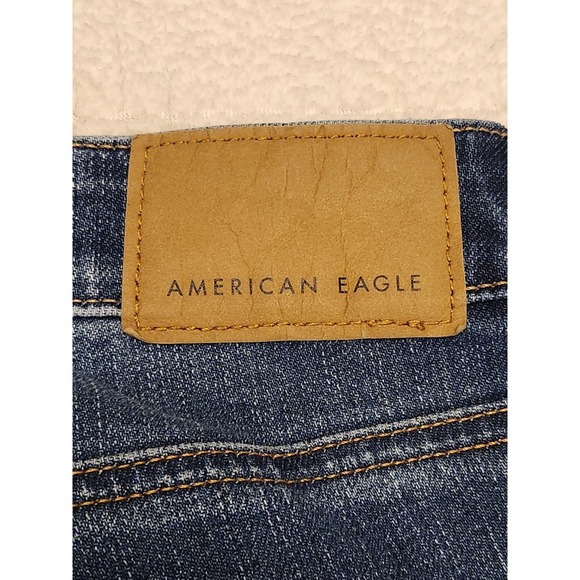 American Eagle Mens Original Straight Blue Jeans 29x34 Airflex Extreme Flex Boot - Picture 4 of 4